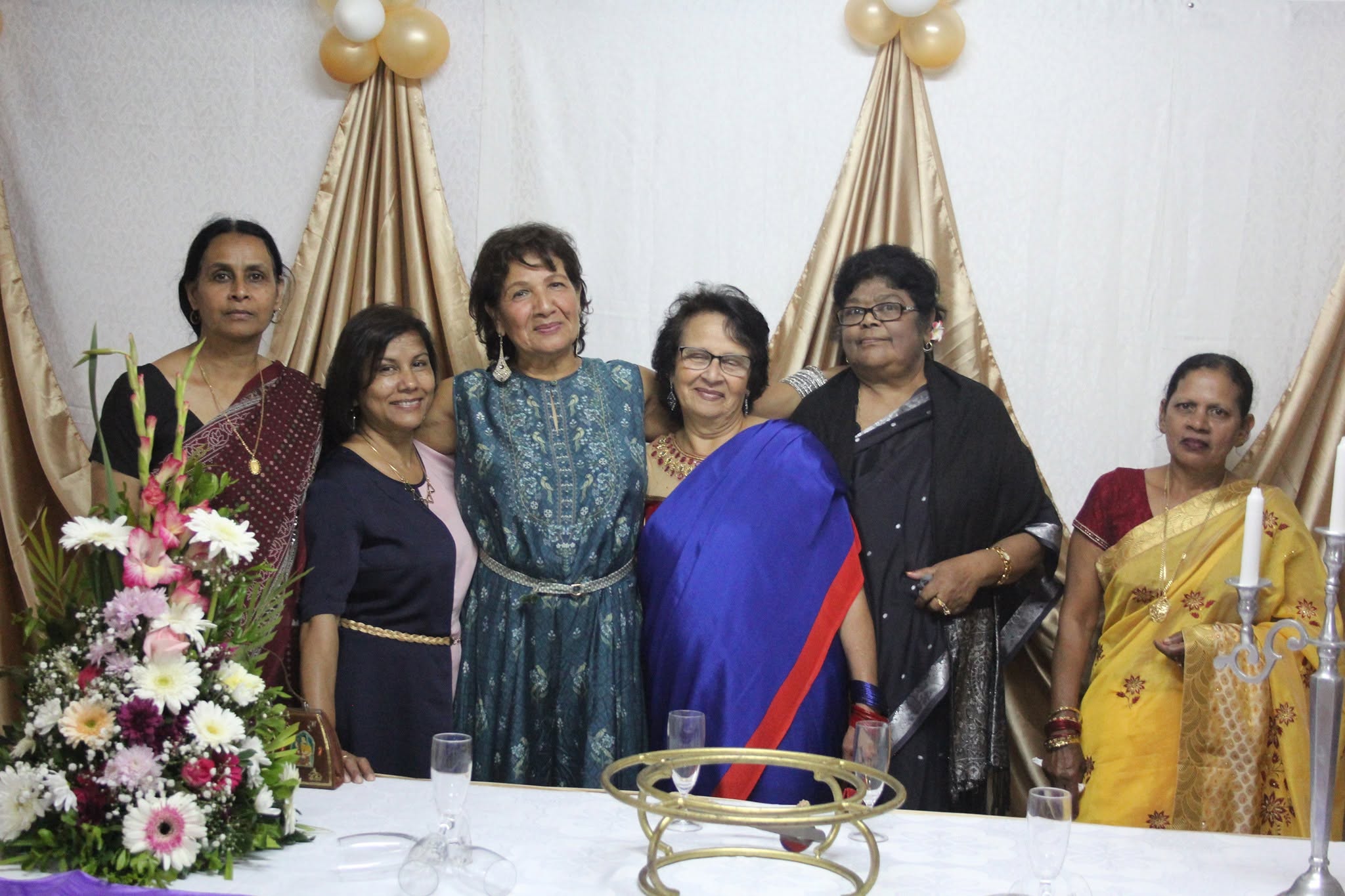 Women of New Sanctuary Church celebrating together